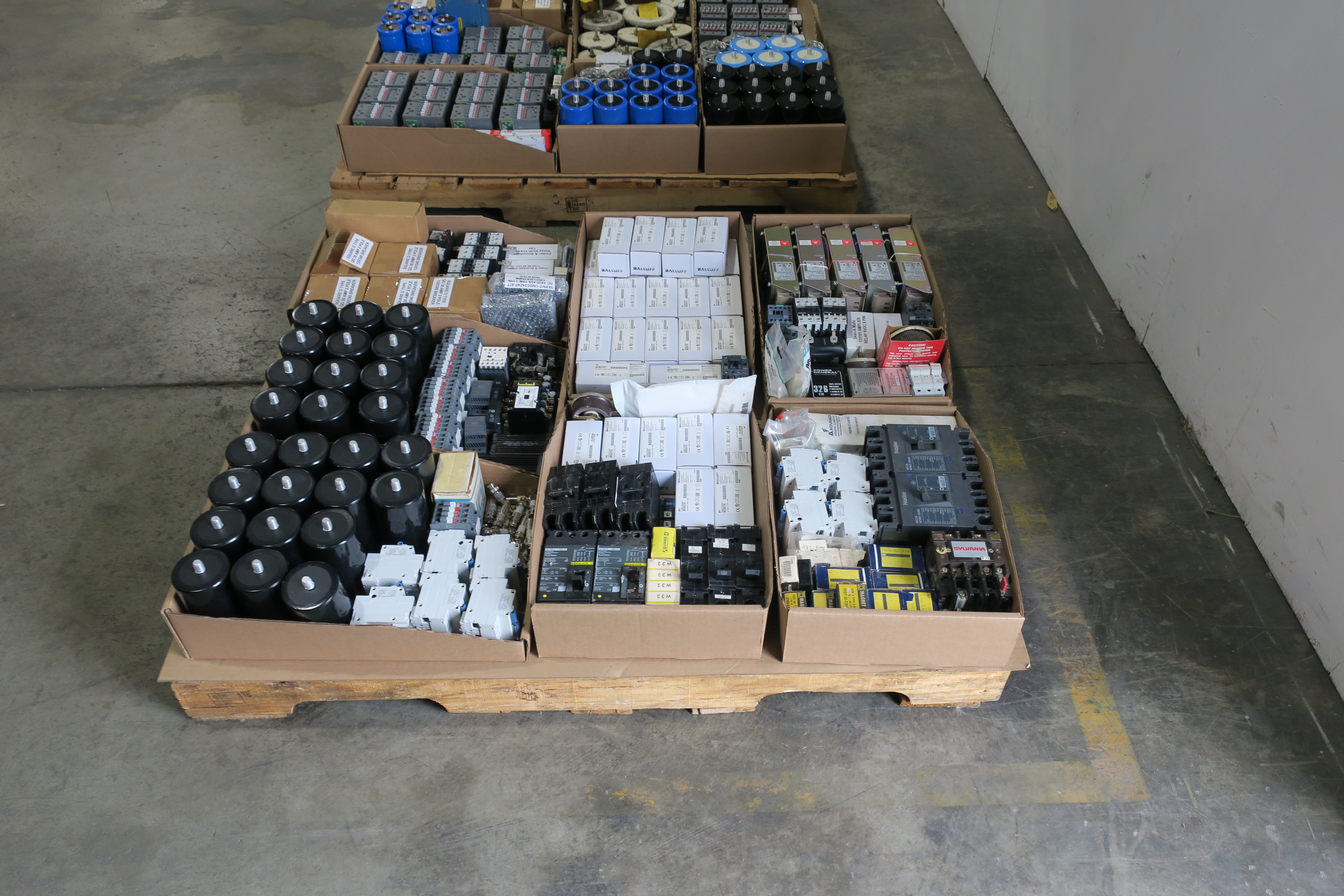 SKU 1784306 - 2 PALLETS OF ASSORTED ELECTRICAL COMPONENTS - ELECTRICAL COMPONENTS