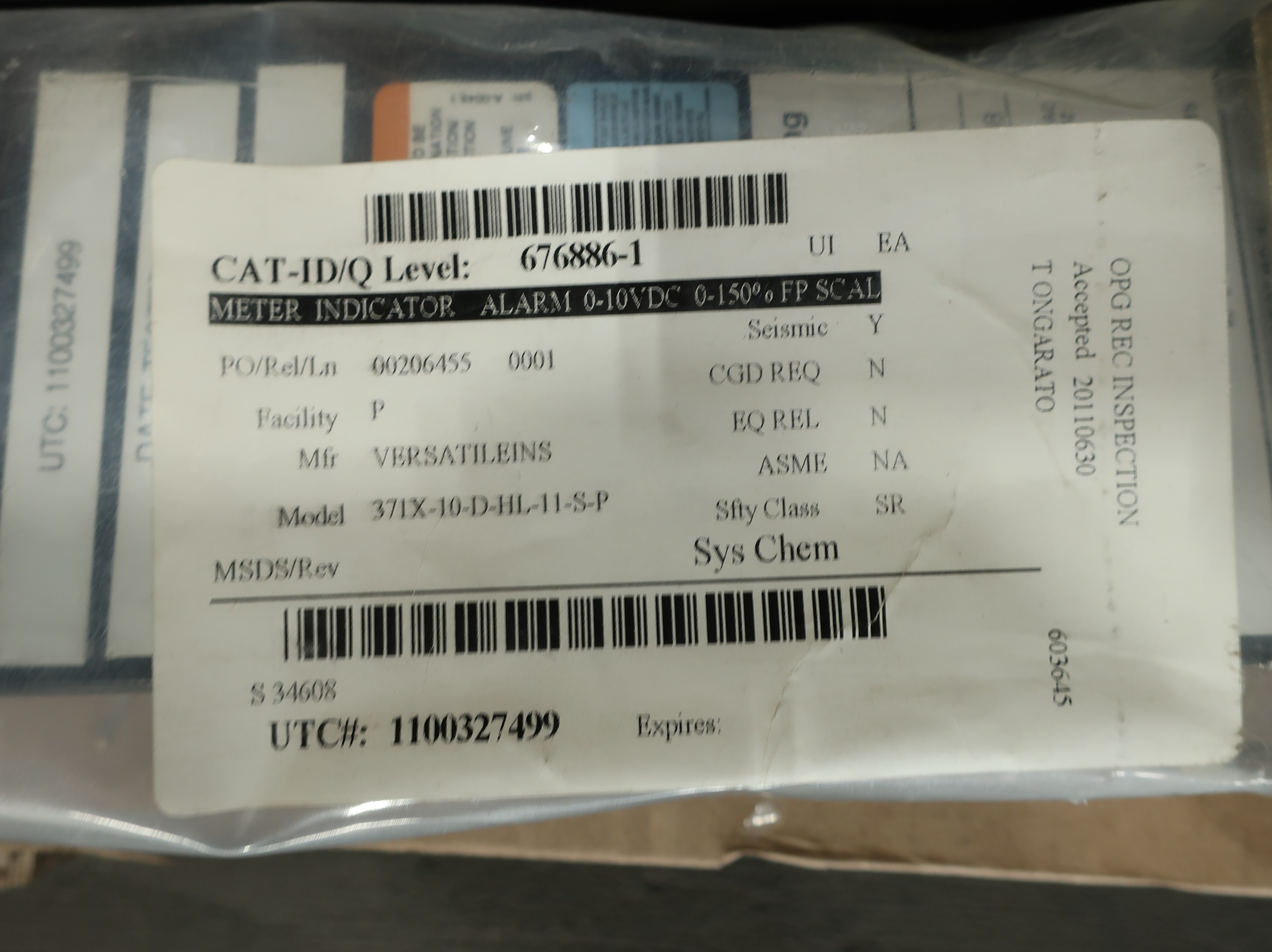 SKU 1776567 - 2 PALLETS OF ASSORTED PANEL METERS - PANEL METERS