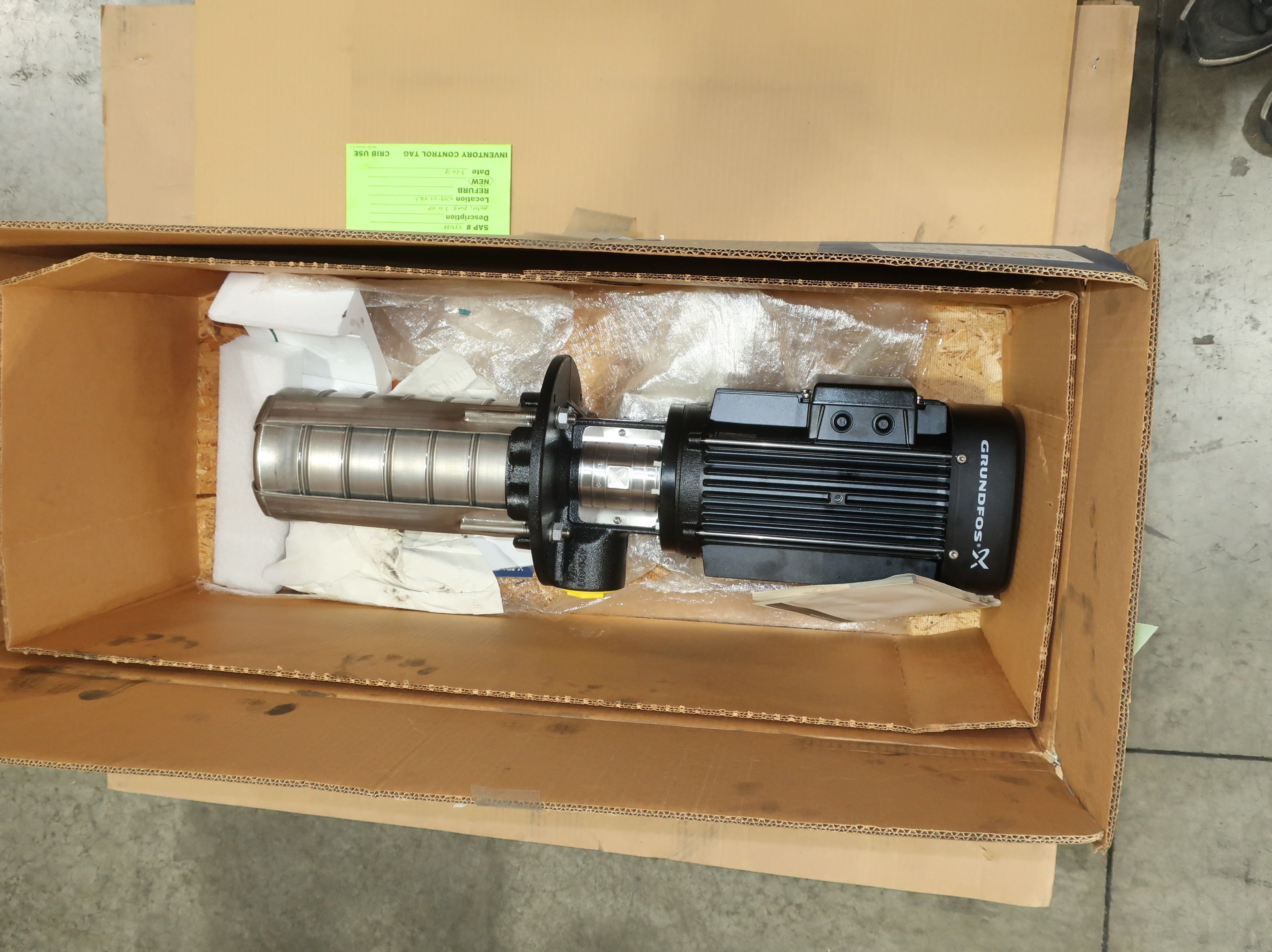 GRUNDFOS VERTICAL MULTI-STAGE PUMP - MULTI-STAGE PUMP