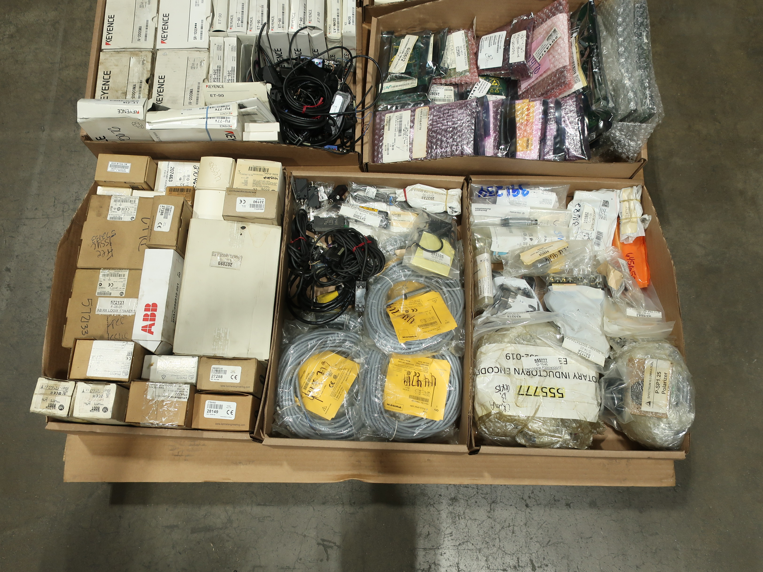 PALLET OF ASSORTED AUTOMATION - AUTOMATION & CONTROLS