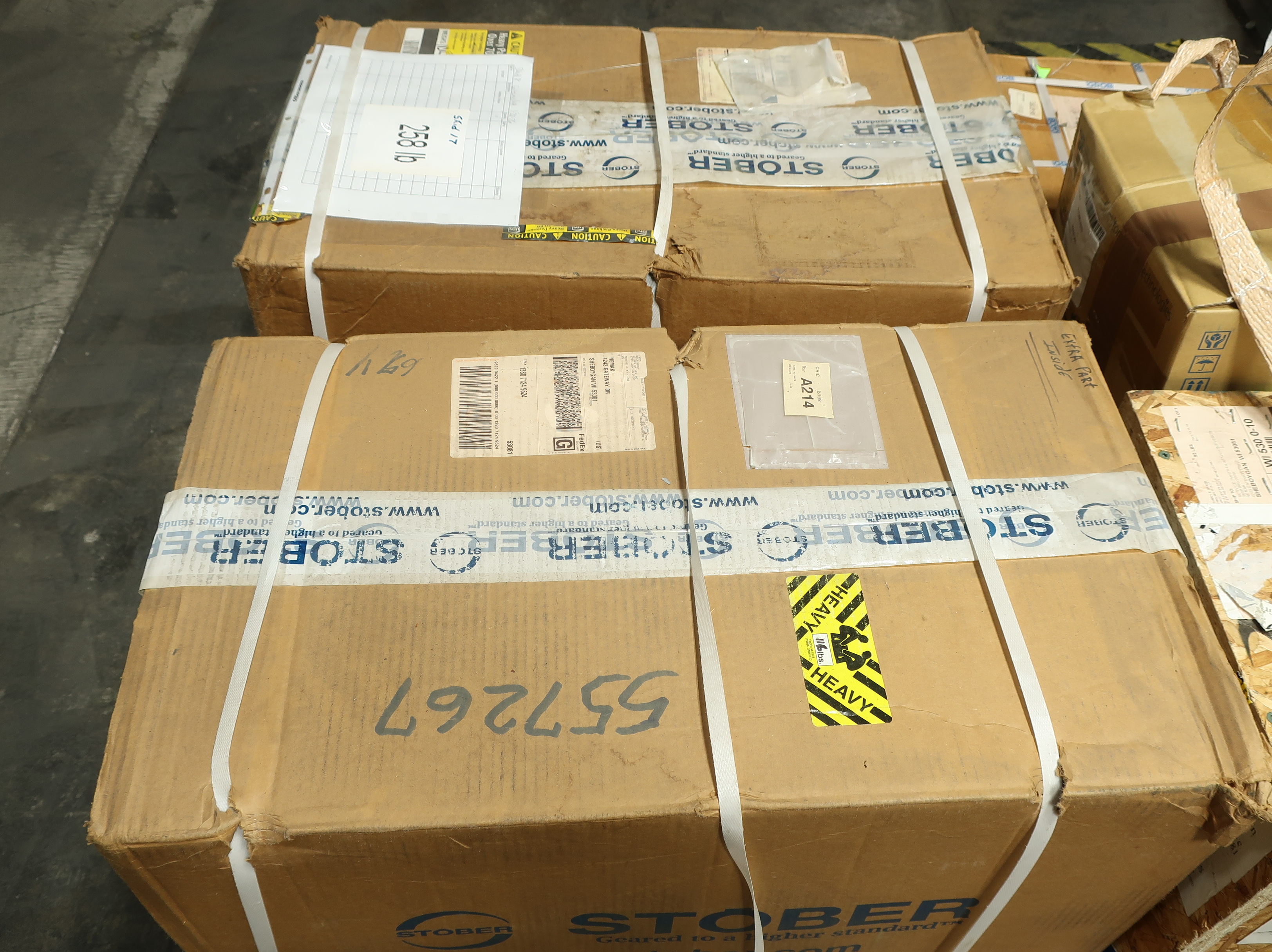 PALLET OF ASSORTED GEAR BOXES - POWER TRANSMISSION