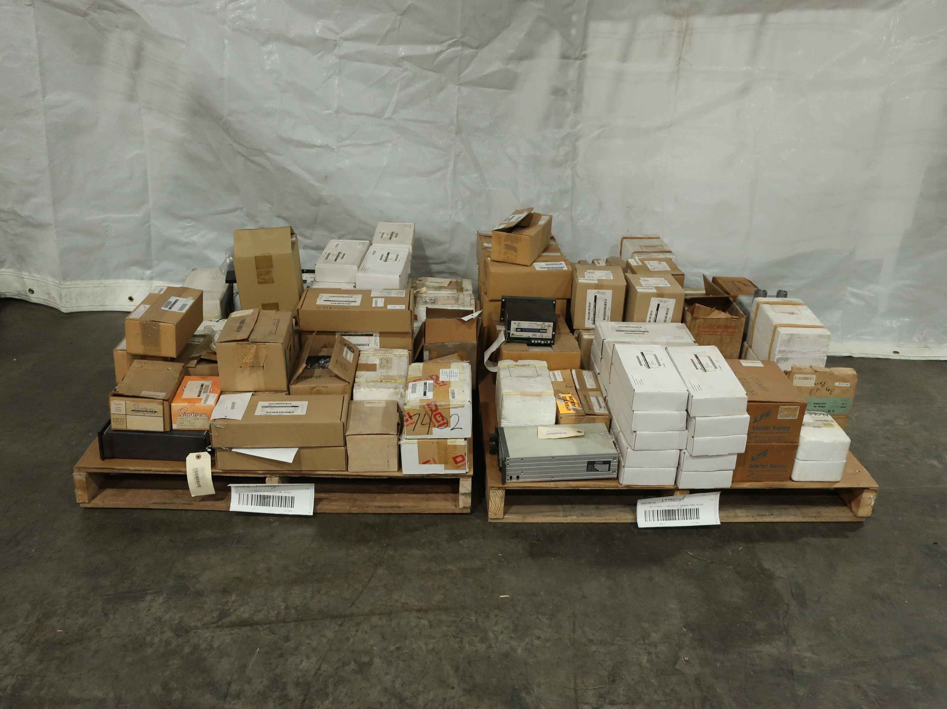 SKU 1775828 - 2 PALLETS OF ASSORTED PANEL METERS - PANEL METERS