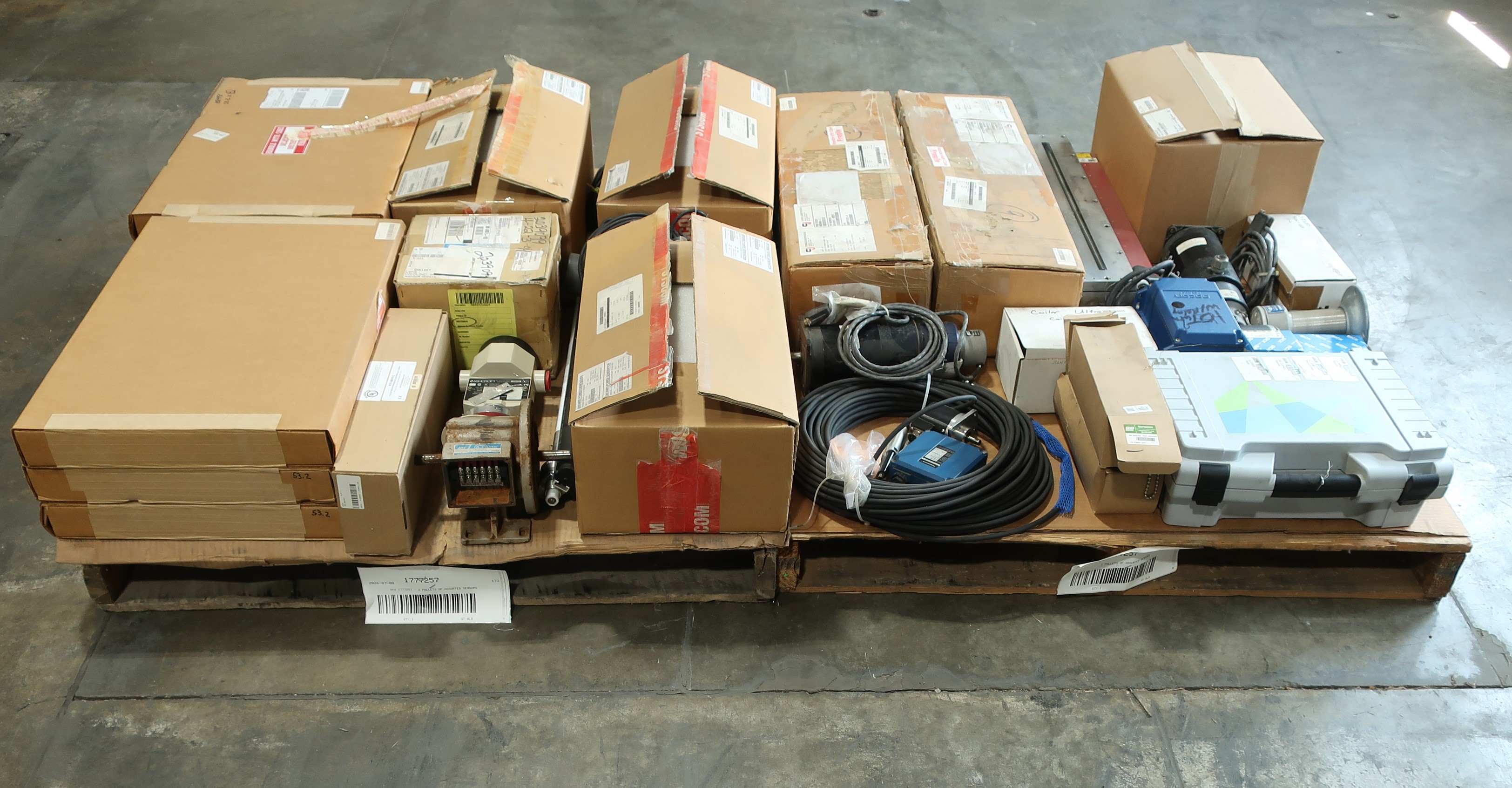 SKU 1777257 - 2 PALLETS OF ASSORTED SENSORS - SENSORS