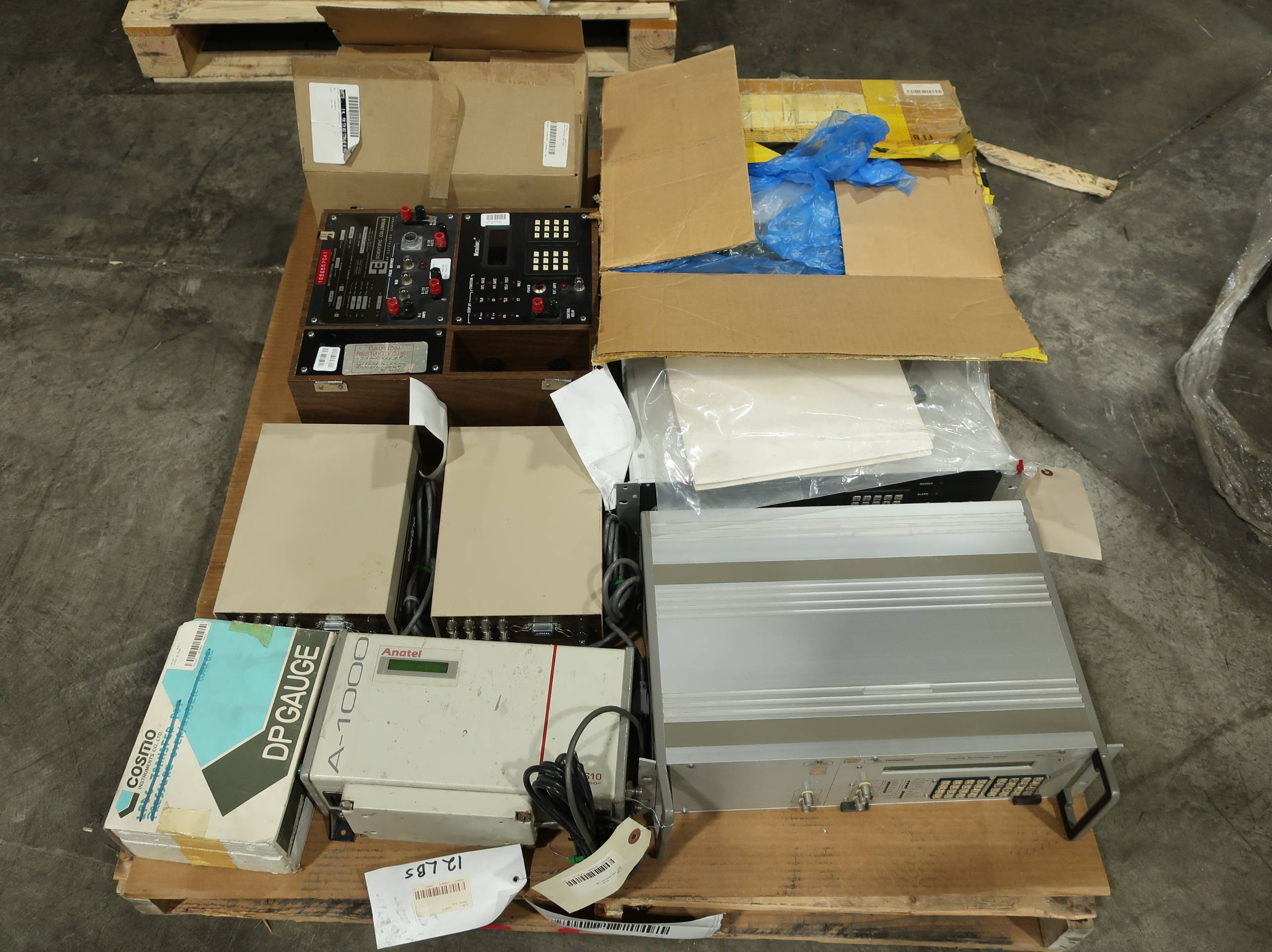 SKU 1787823 - PALLET OF ASSORTED ELECTRIC TEST EQUIPMENT - ELECTRICAL TESTING EQUIPMENT