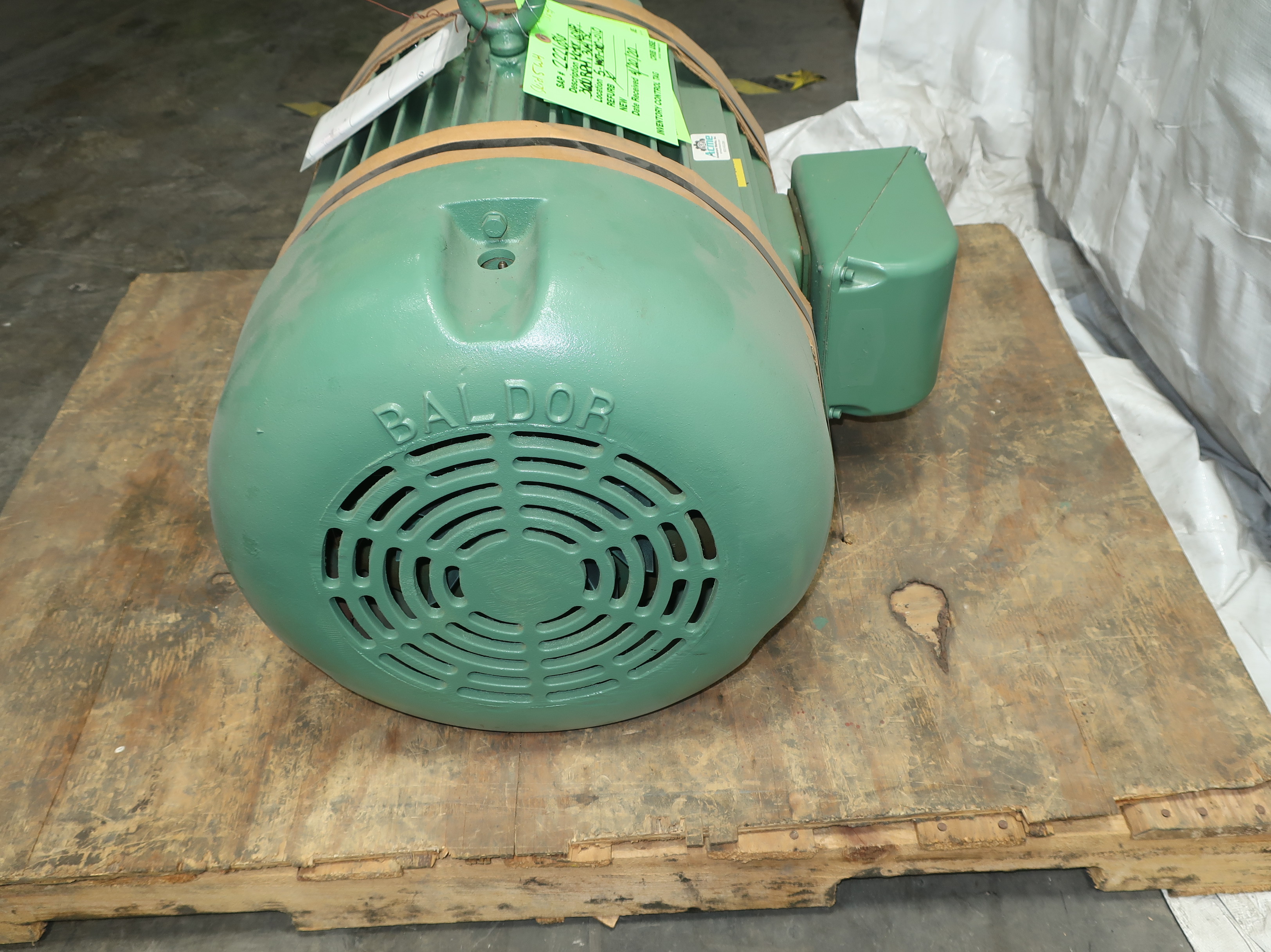 ACME/Baldor Reliance Motor 60 HP Three Phase 364TSC 3560 RPM 460 V AC - AC MOTOR