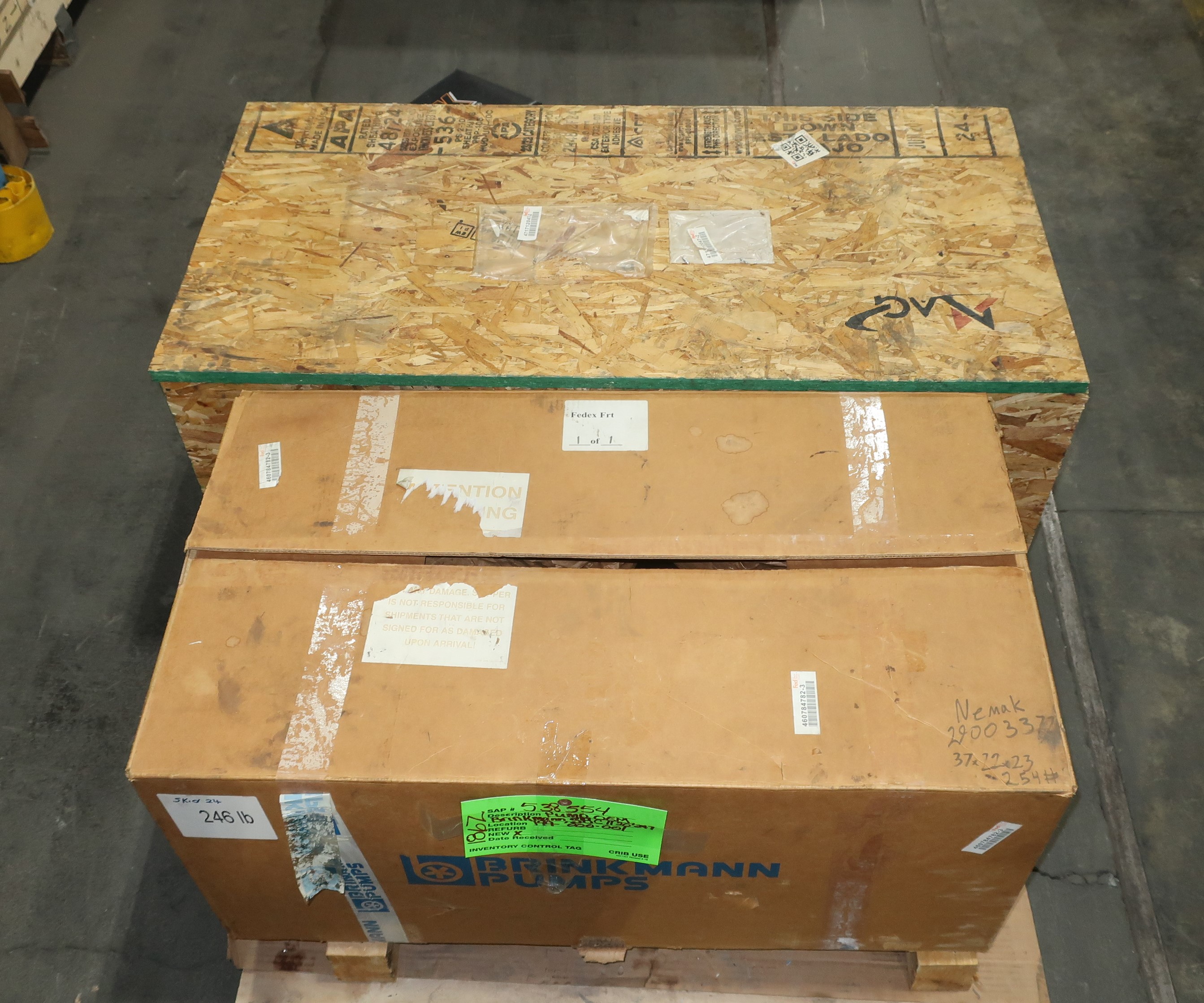 LOT OF 2 BRINKMANN PUMPS - PUMPS