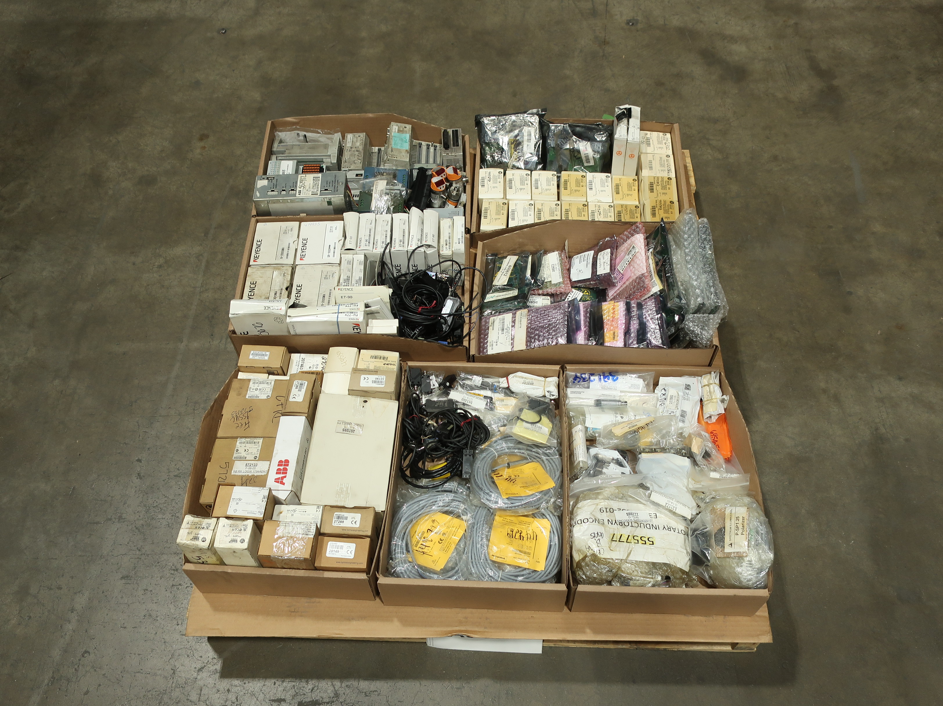 PALLET OF ASSORTED AUTOMATION - AUTOMATION & CONTROLS