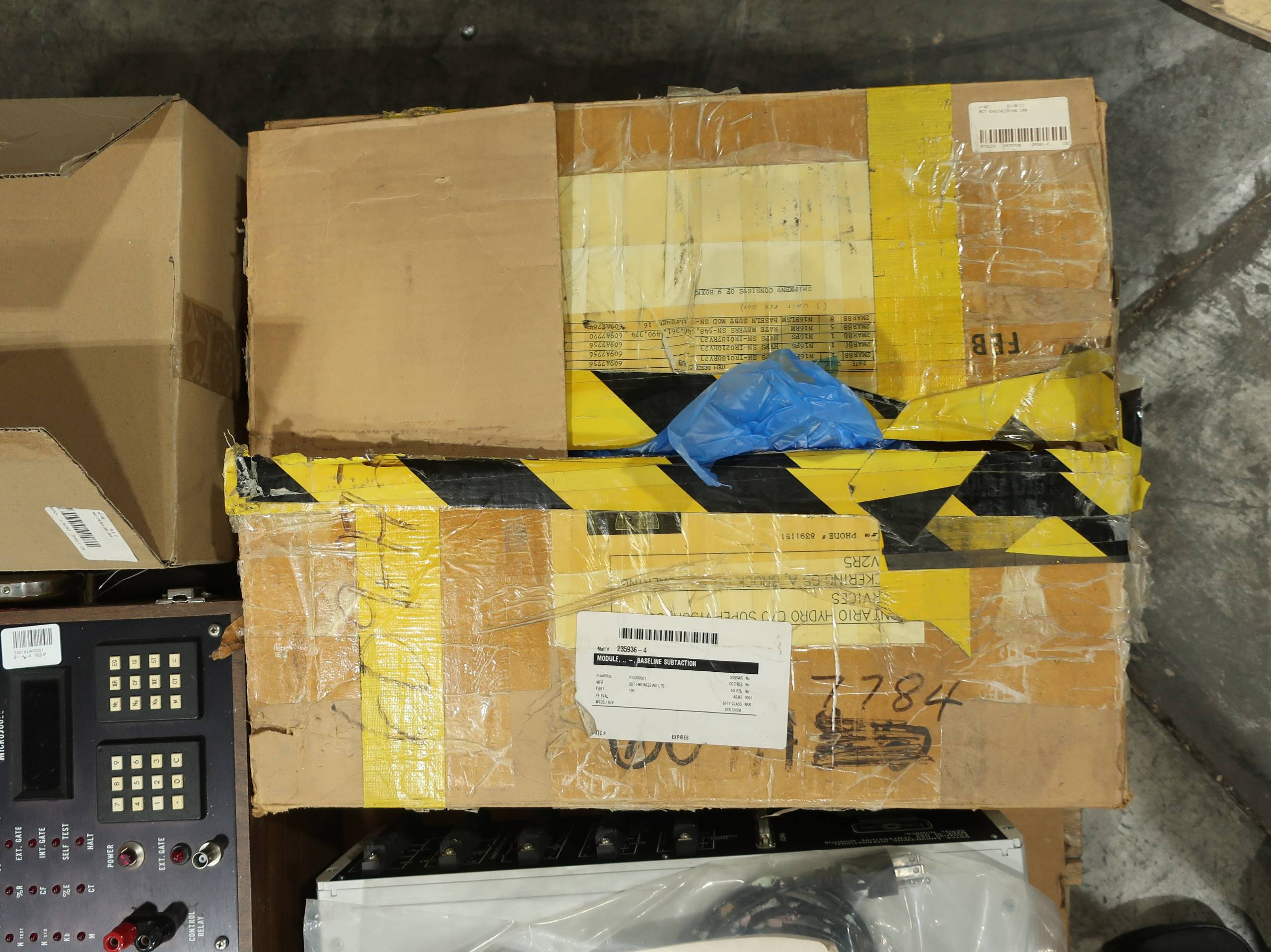 SKU 1787823 - PALLET OF ASSORTED ELECTRIC TEST EQUIPMENT - ELECTRICAL TESTING EQUIPMENT