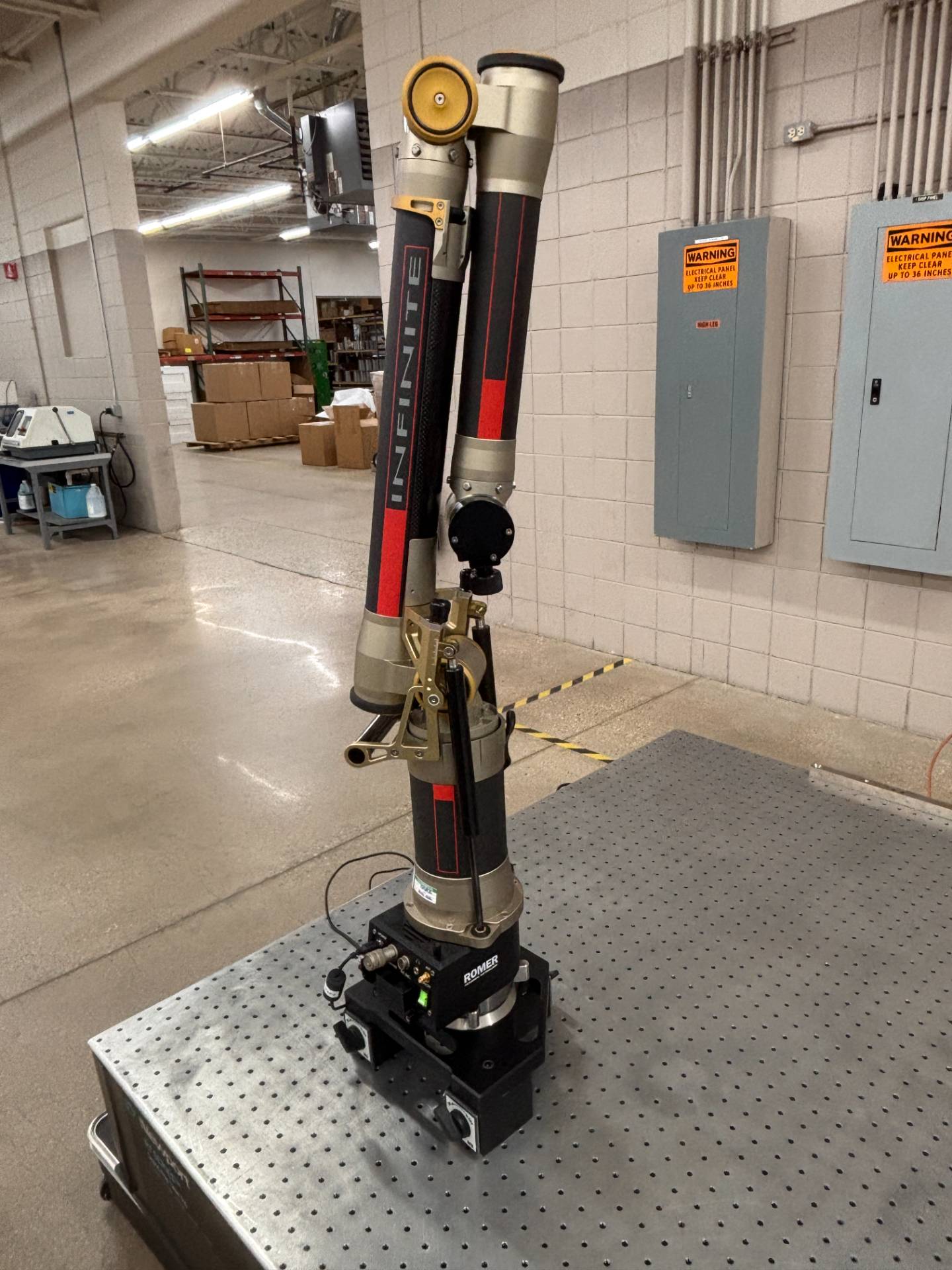 ROMER CIMCORE INFINITE 5018 - 6-AXIS CMM ARM WITH CARRYING CASE - DIMENSIONAL MEASUREMENT
