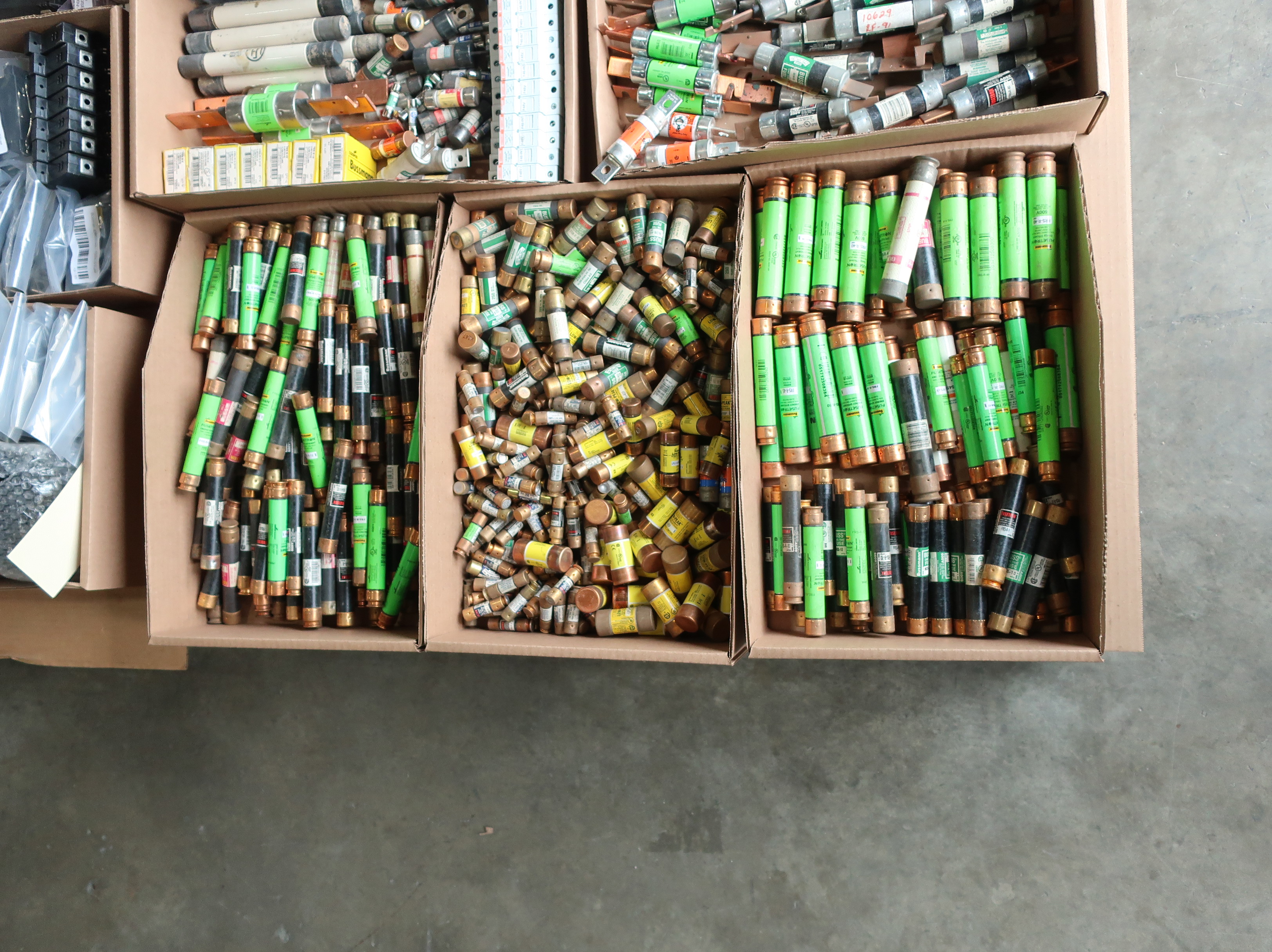 SKU 1780089 - 2 PALLETS OF ASSORTED FUSES AND FUSE HOLDERS - ELECTRICAL COMPONENTS