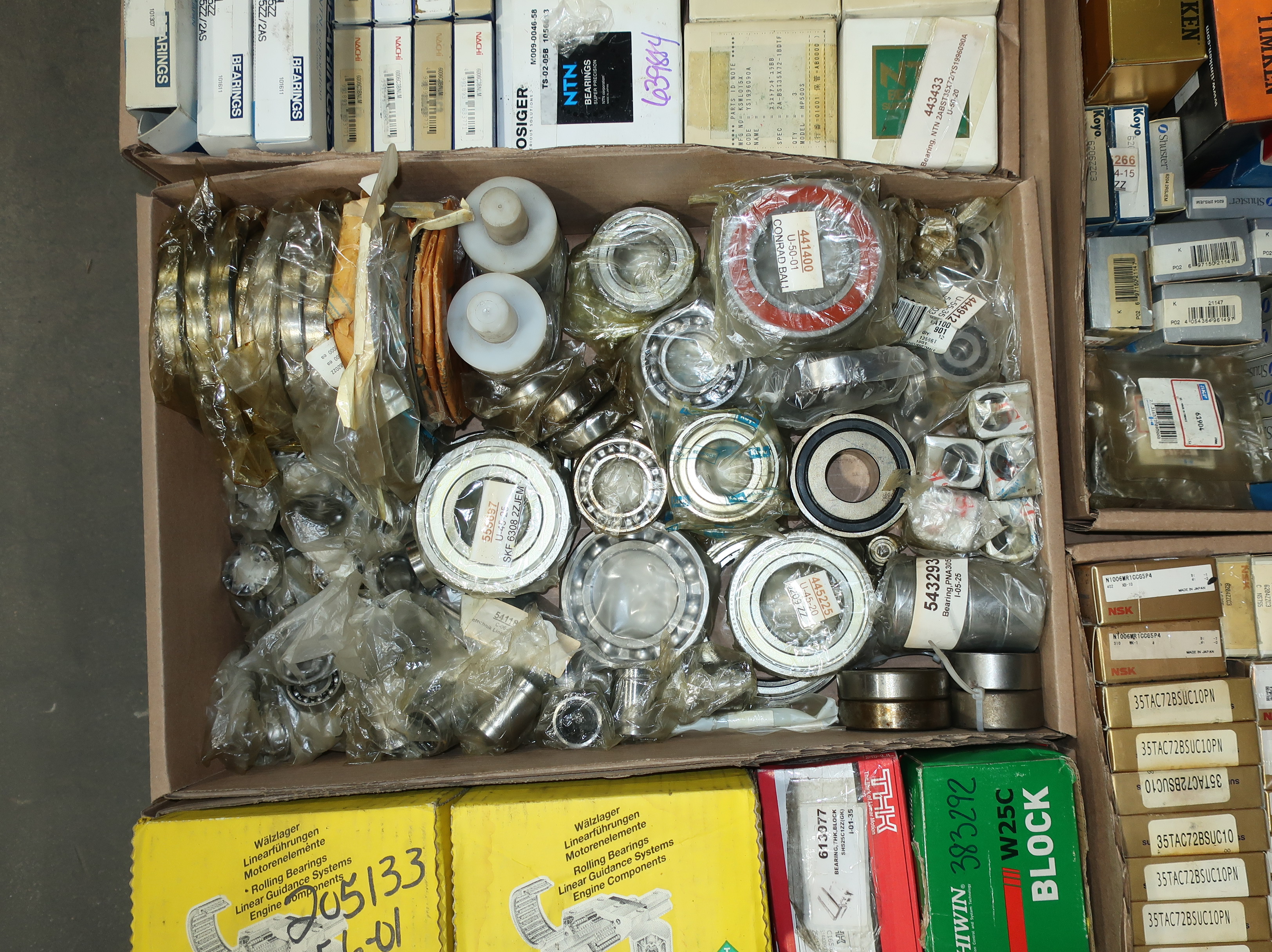 Pallet Of Assorted Bearings For Industrial Applications - BEARINGS