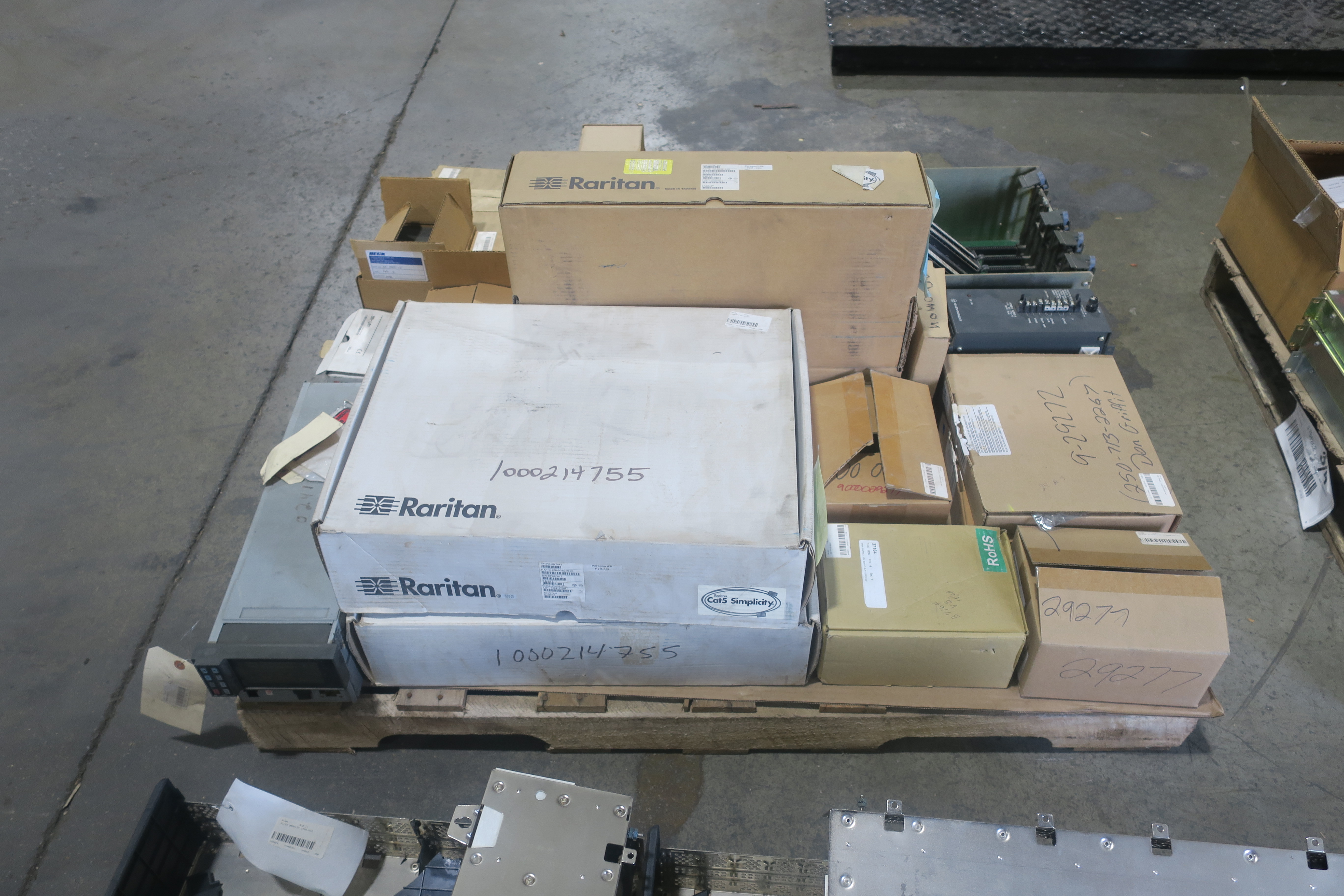 SKU 1784262 - 4 PALLETS OF ASSORTED PLC MODULES AND CHASSIES - PLC MODULES
