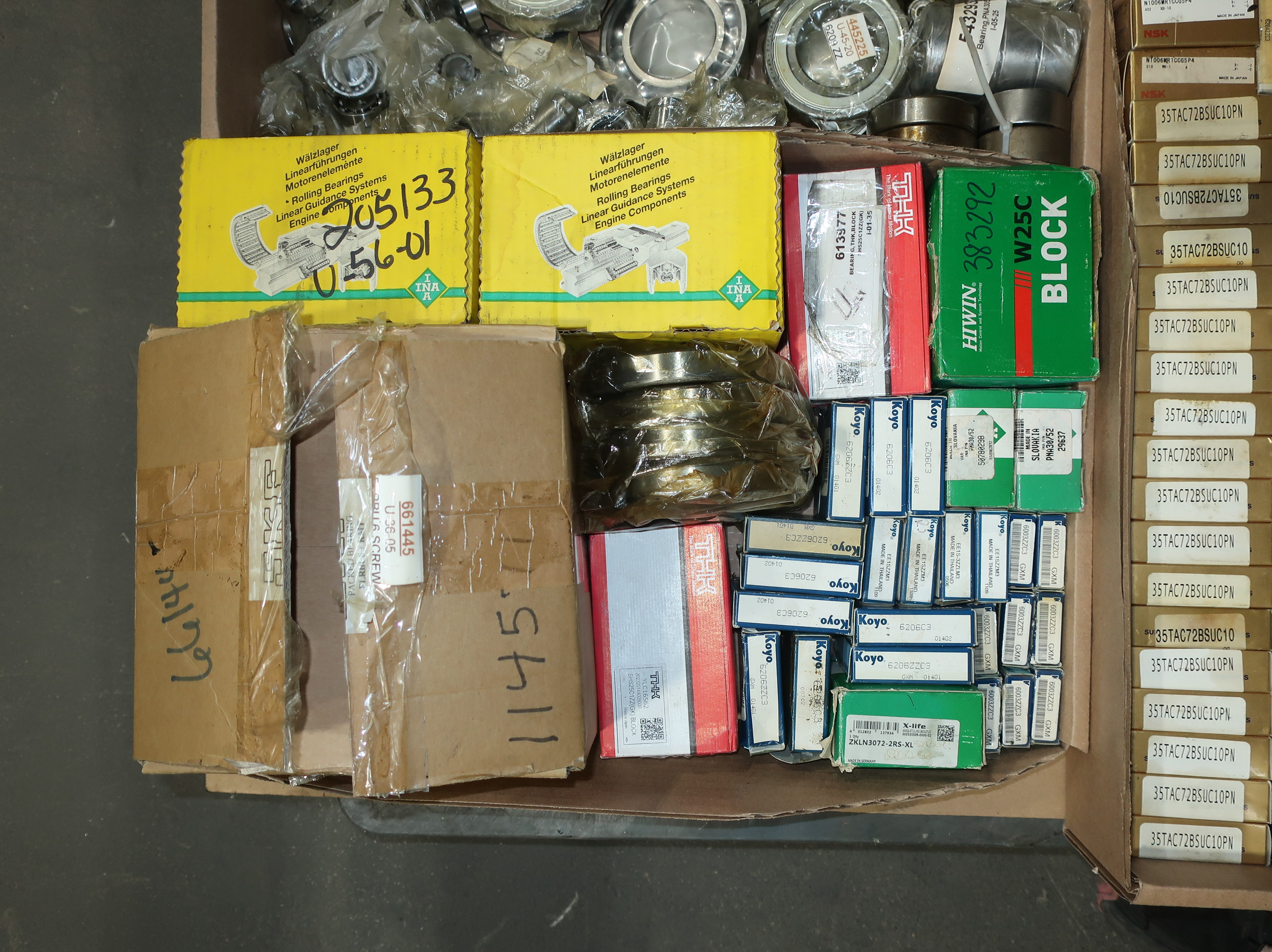 Pallet Of Assorted Bearings For Industrial Applications - BEARINGS
