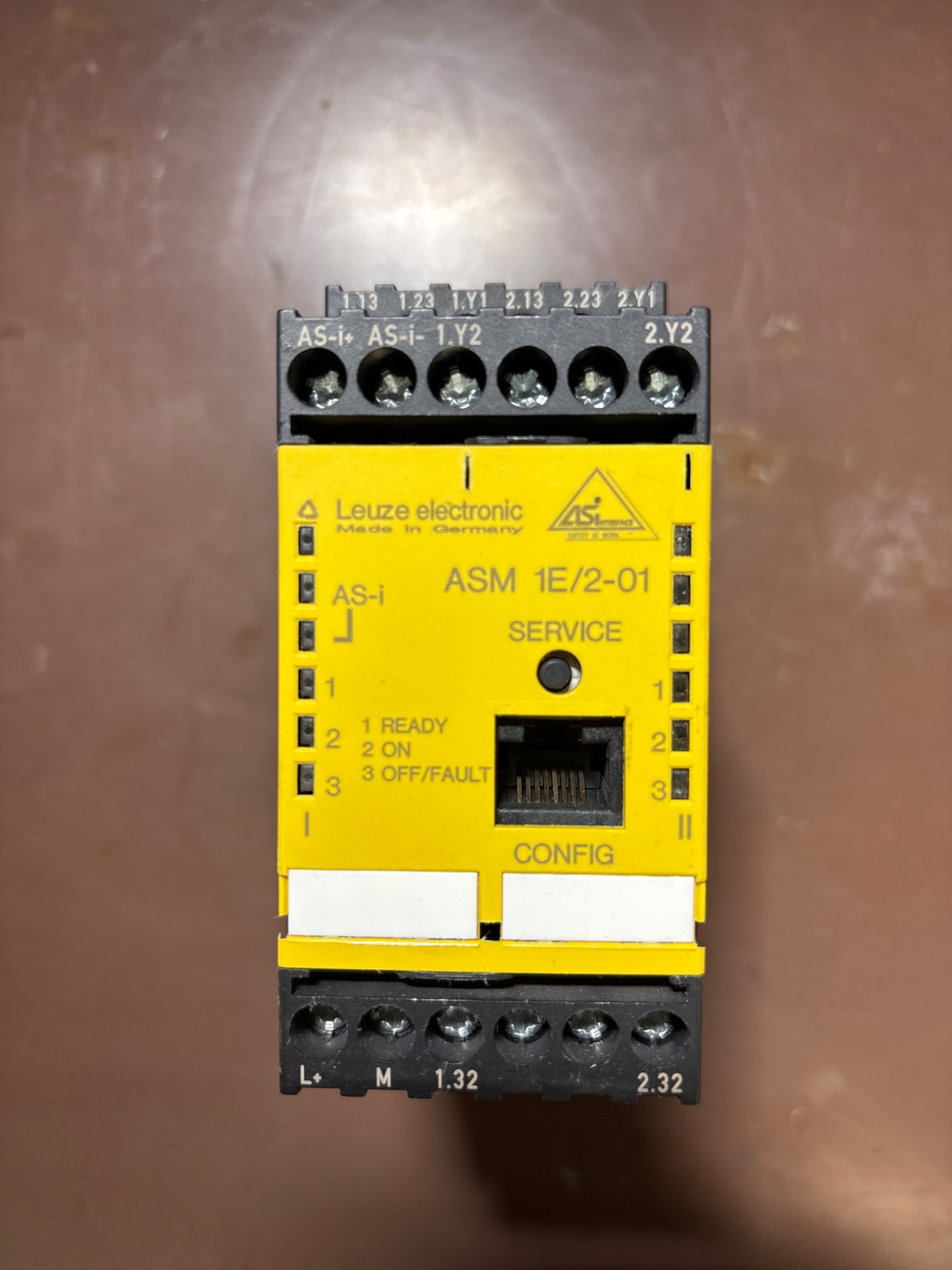 LEUZE ASM1E-2-01 580023 SAFETY MONITOR - PLC MODULES