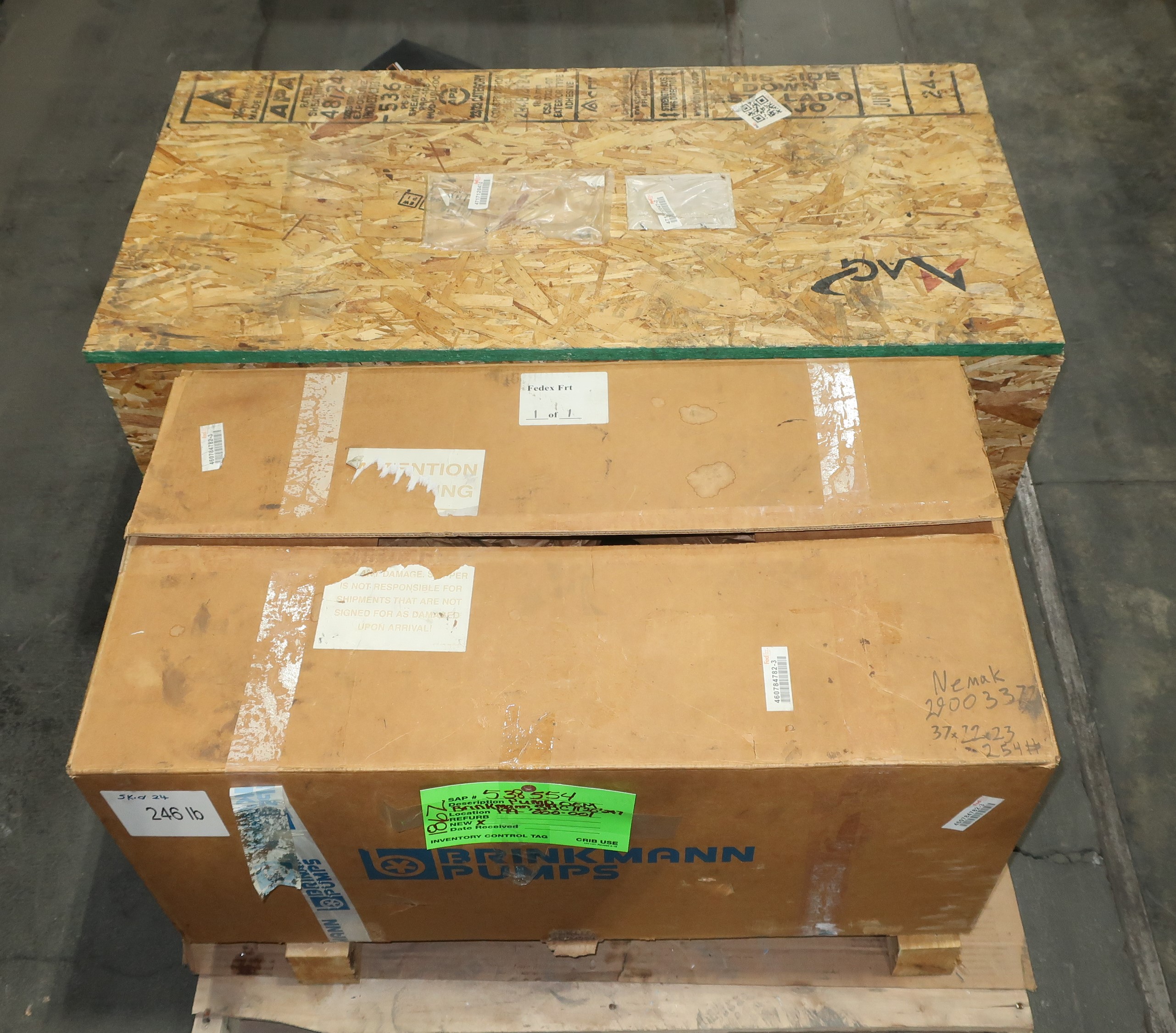 LOT OF 2 BRINKMANN PUMPS - PUMPS