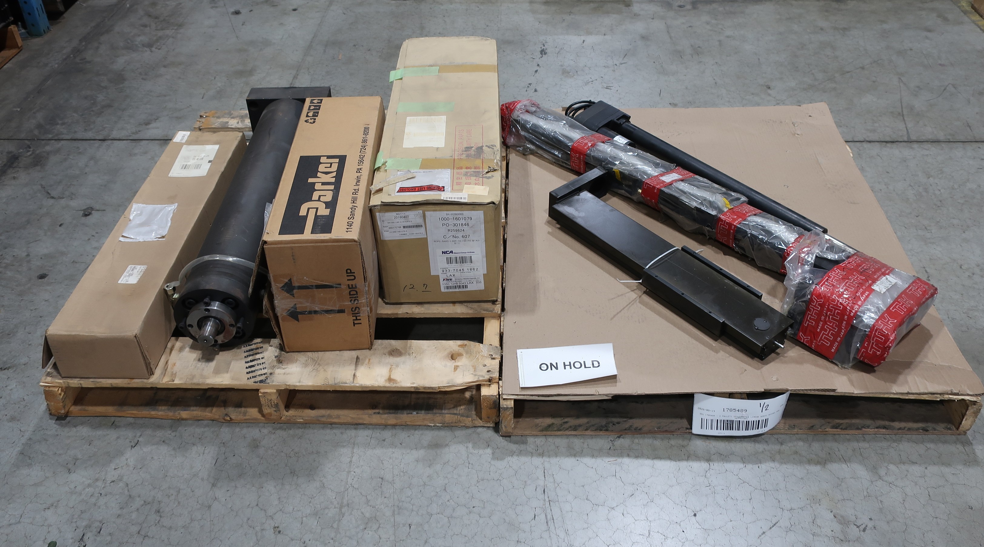 SKU 1785489 - 2 PALLETS OF ASSORTED LINEAR SERVO MOTORS AND ACTUATORS - LINEAR SERVO MOTORS