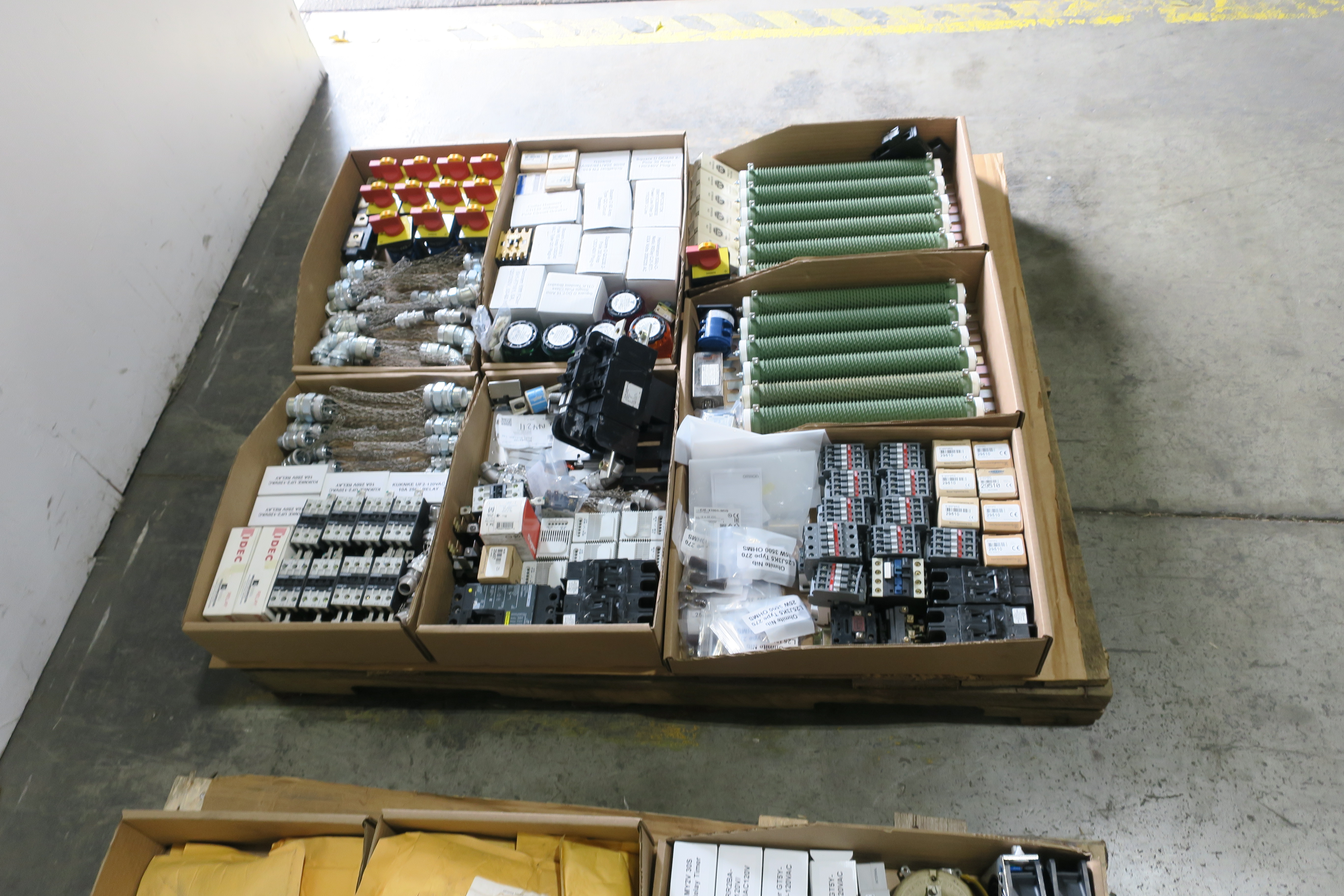 SKU 1784355 - 2 PALLETS OF ASSORTED ELECTRICAL COMPONENTS - ELECTRICAL COMPONENTS