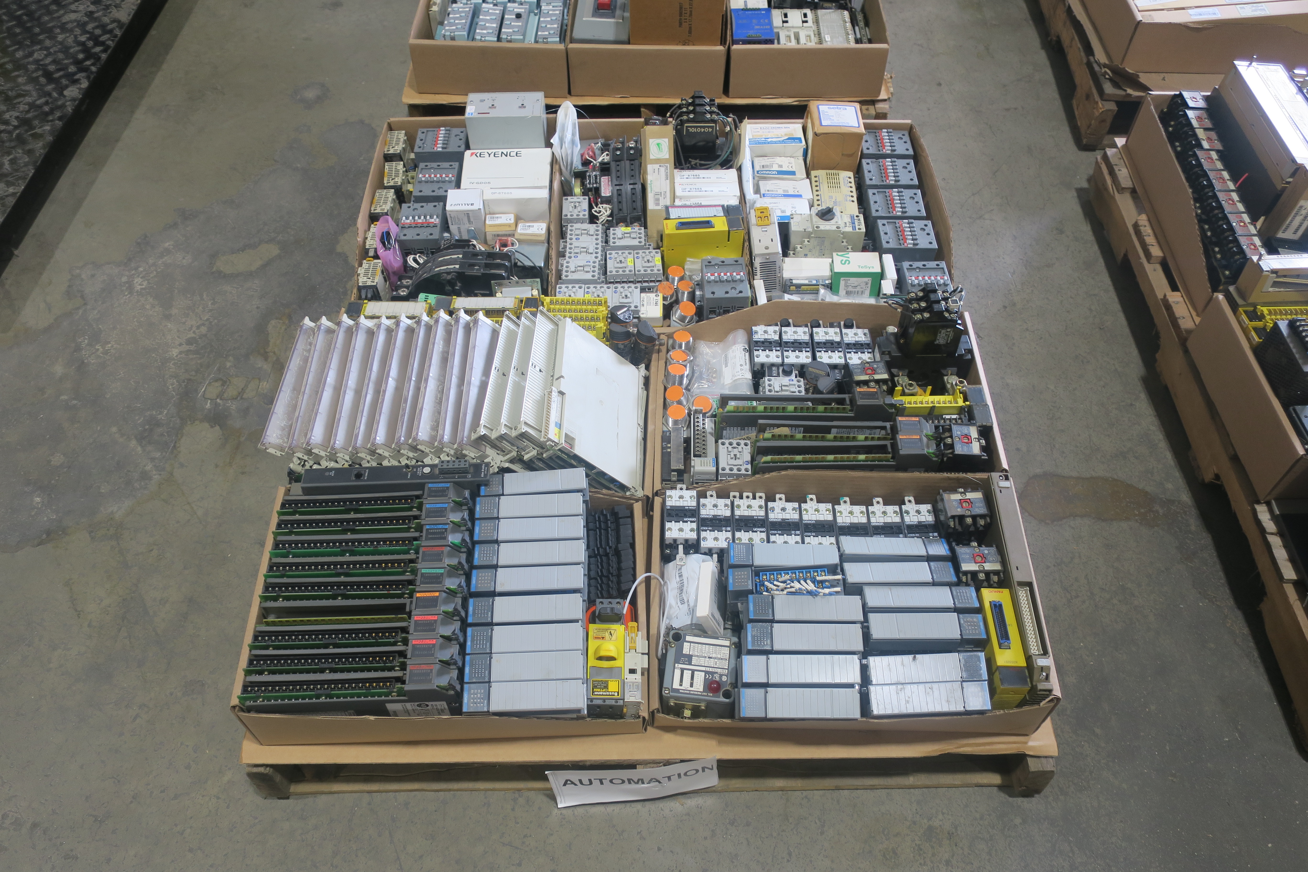 SKU 1785476 - 4 PALLETS OF ASSORTED AUTOMATION - AUTOMATION & CONTROLS