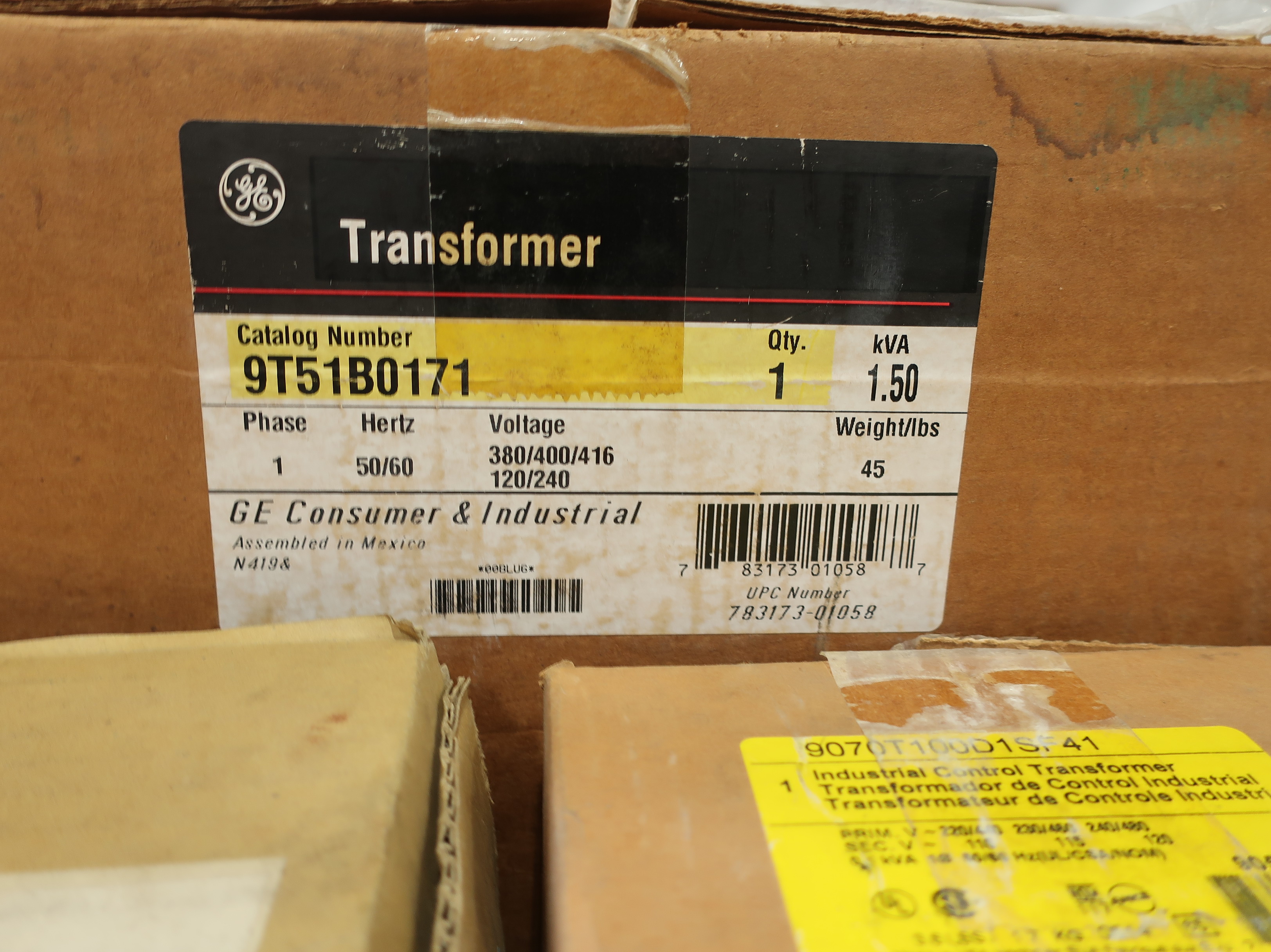 SKU 1779103 - 3 PALLETS OF ASSORTED TRANSFORMERS - POWER TRANSFORMERS
